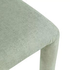 Chaise de salle à manger en tissu chenille Amari de Meridian Furniture, lot de 2
