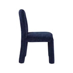 Chaise de salle à manger en tissu chenille Amari de Meridian Furniture, lot de 2