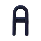 Chaise de salle à manger en tissu chenille Amari de Meridian Furniture, lot de 2