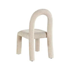 Chaise de salle à manger en tissu chenille Amari de Meridian Furniture, lot de 2
