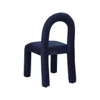 Chaise de salle à manger en tissu chenille Amari de Meridian Furniture, lot de 2