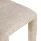 Chaise de salle à manger en tissu chenille Amari de Meridian Furniture, lot de 2