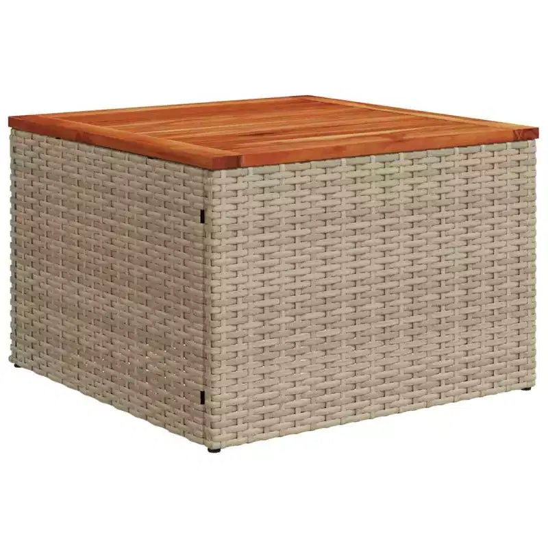 vidaXL Gartensofa-Set, beige und cremeweiß