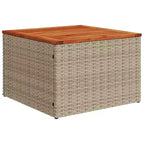 vidaXL Gartensofa-Set, beige und cremeweiß