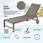Celebalcony Chaise longue reclinabile singola da 57.8