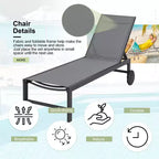 Celebalcony Chaise longue reclinabile singola da 57.8