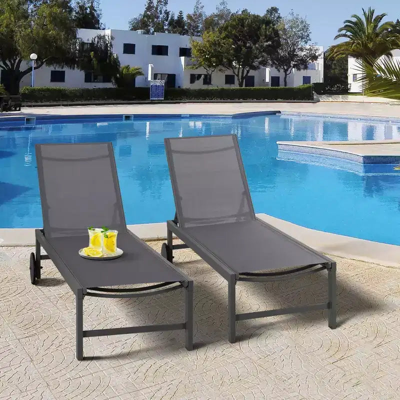 Celebalcony 57.8 Long Reclining Single Chaise