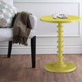 Royal Hampton Side Table With Round Top, Yellow
