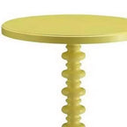 Royal Hampton Side Table With Round Top, Yellow