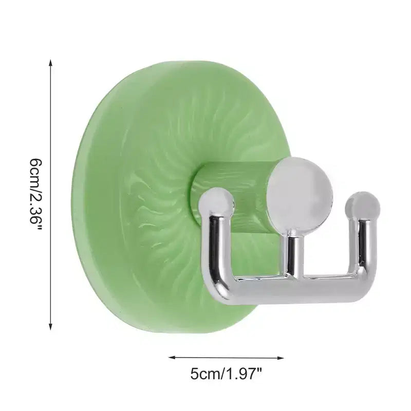 Porta cerchietti organizer a doppia estremità con ventose, resistente, Unique Bargains, 2 pezzi