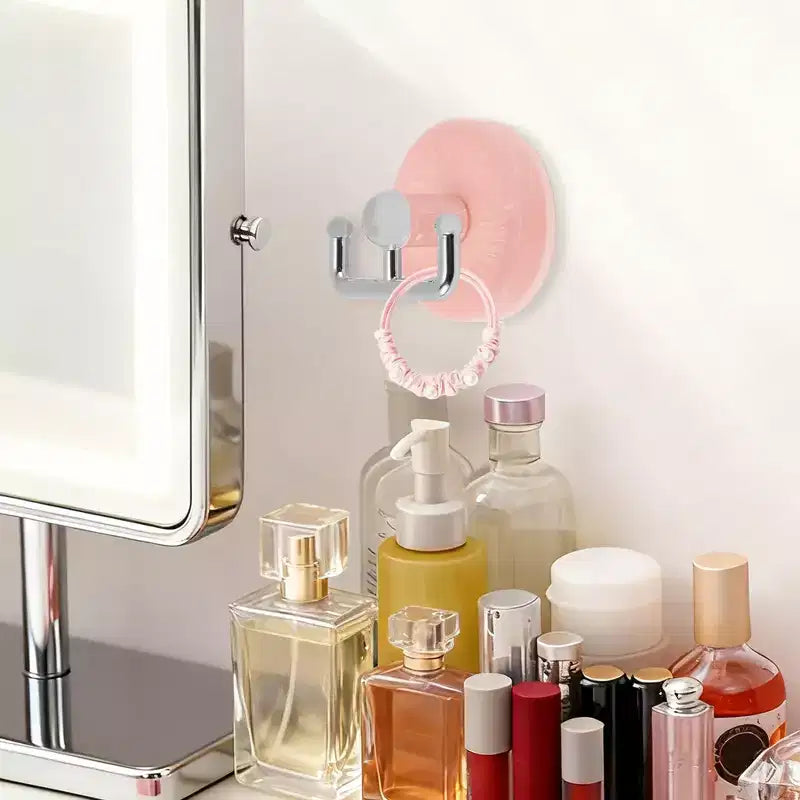 Porta cerchietti organizer a doppia estremità con ventose, resistente, Unique Bargains, 2 pezzi