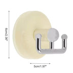Porta cerchietti organizer a doppia estremità con ventose, resistente, Unique Bargains, 2 pezzi