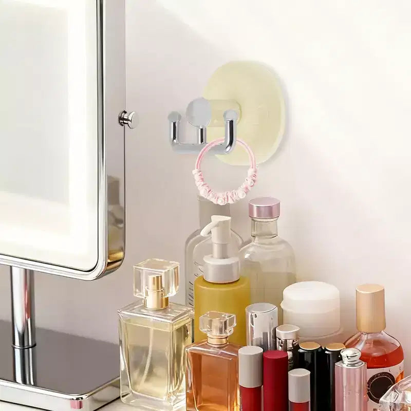 Porta cerchietti organizer a doppia estremità con ventose, resistente, Unique Bargains, 2 pezzi