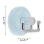 Porta cerchietti organizer a doppia estremità con ventose, resistente, Unique Bargains, 2 pezzi