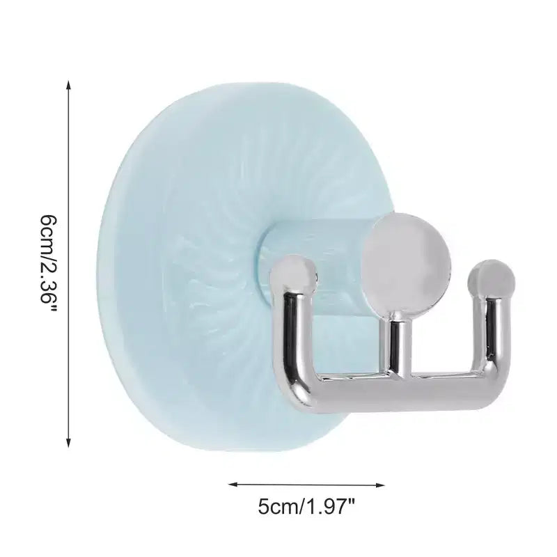 Porta cerchietti organizer a doppia estremità con ventose, resistente, Unique Bargains, 2 pezzi