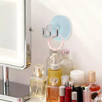 Porta cerchietti organizer a doppia estremità con ventose, resistente, Unique Bargains, 2 pezzi