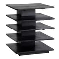 Crestview Collection Rectangle Black Solid Wood Accent_End Table