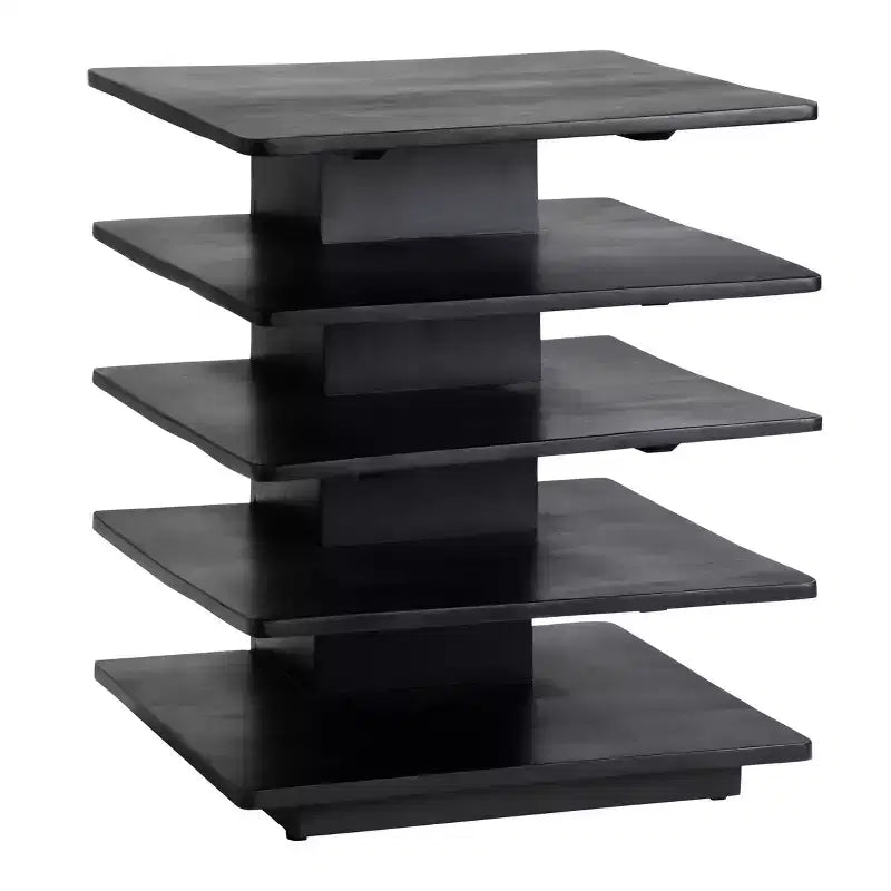 Crestview Collection Rectangle Black Solid Wood Accent_End Table