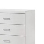 Royal Hampton Chest with 5 Drawers and Wooden Frame, White