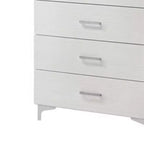 Royal Hampton Chest with 5 Drawers and Wooden Frame, White