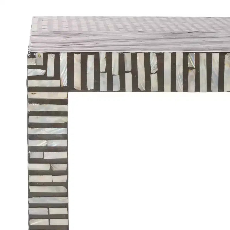 Hamza Rectangle Coffee Table - COF1805A - Silver/Black - Safavieh