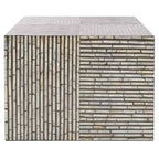Hamza Rectangle Coffee Table - COF1805A - Silver/Black - Safavieh