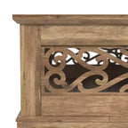 Galano Wood Coffee Table with Storage Shelf 34.8 W x 34.8 D x 16.1 H