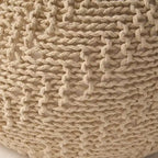 Fauteuil poire Okak tissé, fauteuil de sol confortable avec rembourrage en mousse à mémoire de forme, fauteuil-canapé pour le salon ou la chambre