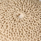 Fauteuil poire Okak tissé, fauteuil de sol confortable avec rembourrage en mousse à mémoire de forme, fauteuil-canapé pour le salon ou la chambre