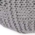 Fauteuil poire Okak tissé, fauteuil de sol confortable avec rembourrage en mousse à mémoire de forme, fauteuil-canapé pour le salon ou la chambre