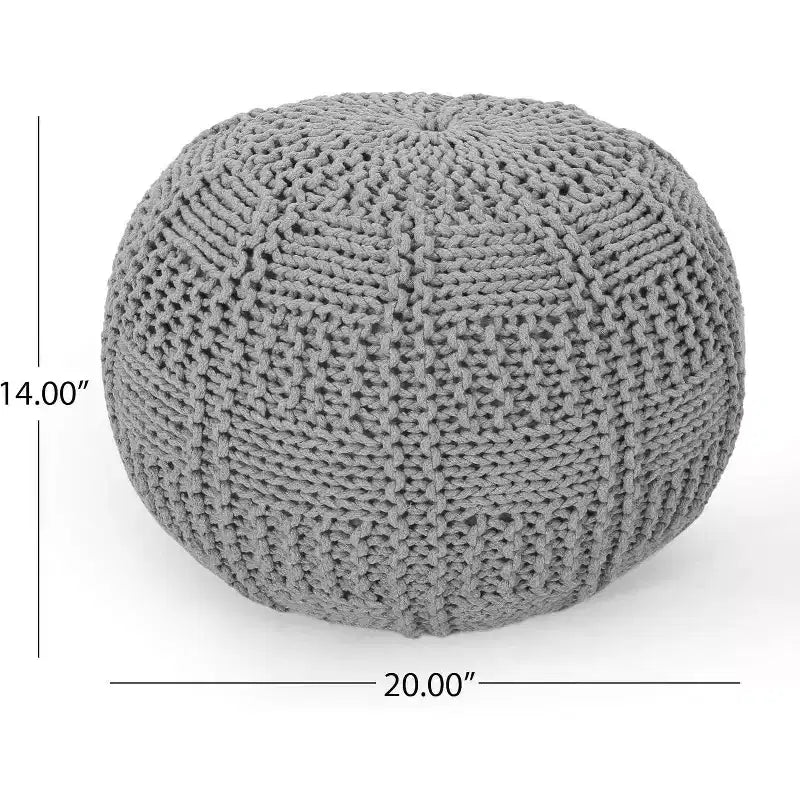 Fauteuil poire Okak tissé, fauteuil de sol confortable avec rembourrage en mousse à mémoire de forme, fauteuil-canapé pour le salon ou la chambre