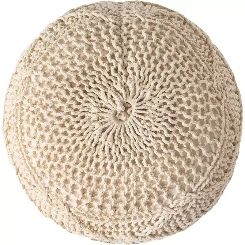 Fauteuil poire Okak tissé, fauteuil de sol confortable avec rembourrage en mousse à mémoire de forme, fauteuil-canapé pour le salon ou la chambre