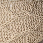 Fauteuil poire Okak tissé, fauteuil de sol confortable avec rembourrage en mousse à mémoire de forme, fauteuil-canapé pour le salon ou la chambre