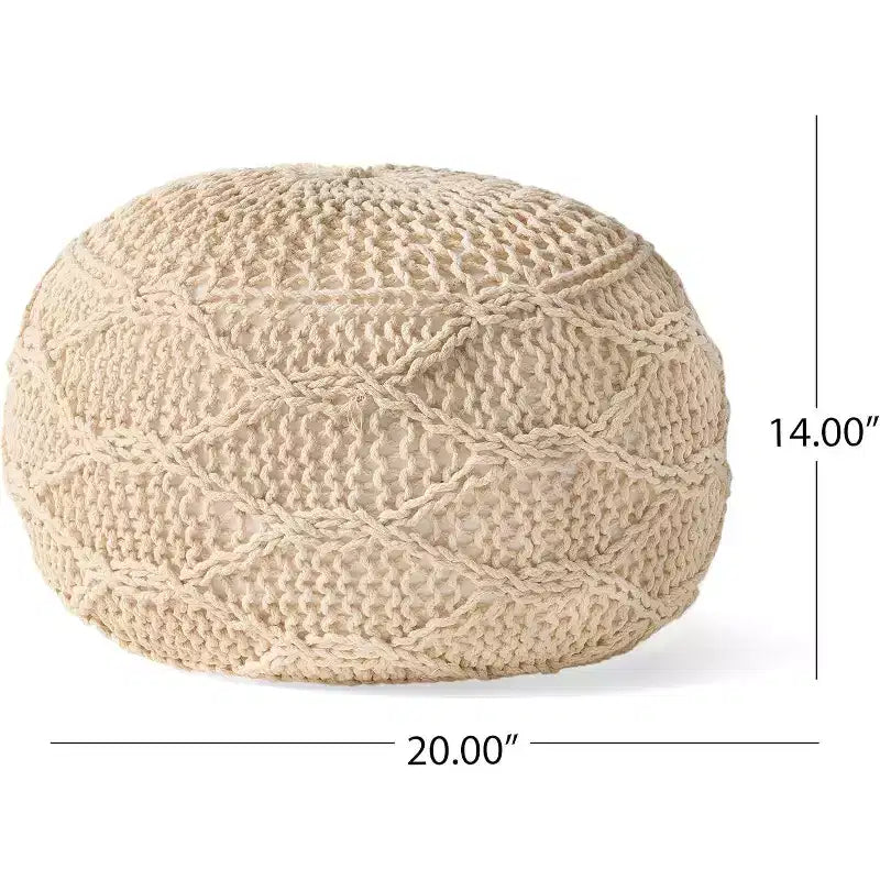 Fauteuil poire Okak tissé, fauteuil de sol confortable avec rembourrage en mousse à mémoire de forme, fauteuil-canapé pour le salon ou la chambre