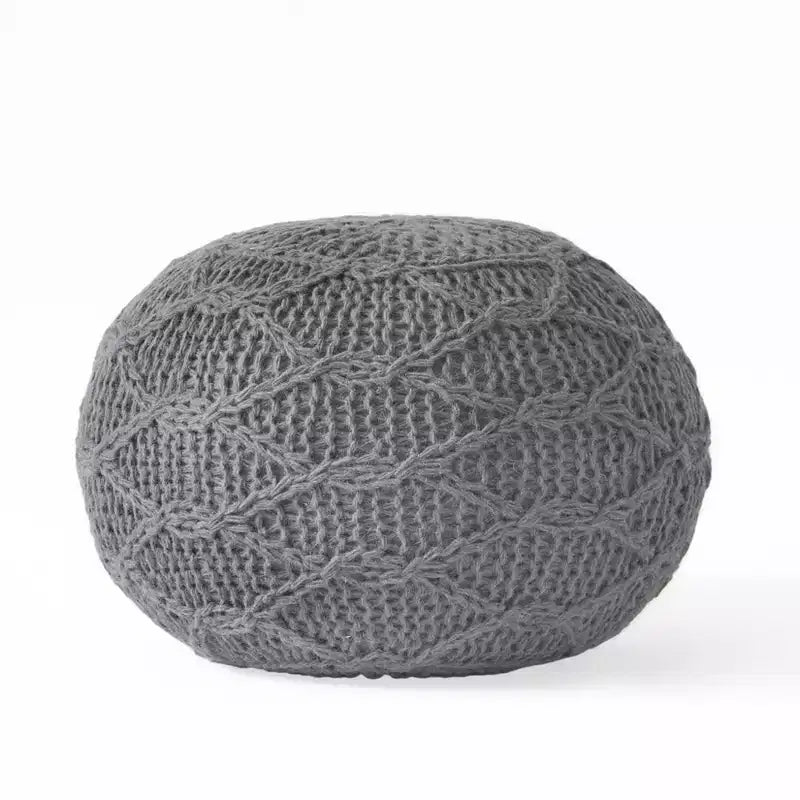 Fauteuil poire Okak tissé, fauteuil de sol confortable avec rembourrage en mousse à mémoire de forme, fauteuil-canapé pour le salon ou la chambre