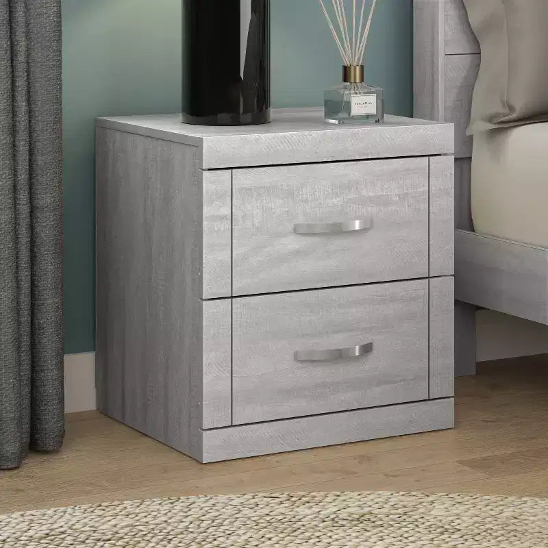 Galano modern, 2 fiókos éjjeliszekrény, 2 darabos készlet, 18.9 W 16.3 D 20.3 H