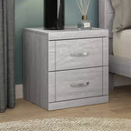 Galano modern, 2 fiókos éjjeliszekrény, 2 darabos készlet, 18.9 W 16.3 D 20.3 H