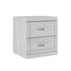 Galano modern, 2 fiókos éjjeliszekrény, 2 darabos készlet, 18.9 W 16.3 D 20.3 H