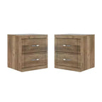 Galano modern, 2 fiókos éjjeliszekrény, 2 darabos készlet, 18.9 W 16.3 D 20.3 H