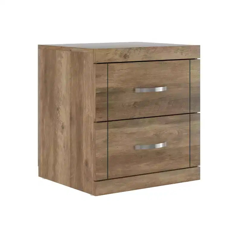 Galano modern, 2 fiókos éjjeliszekrény, 2 darabos készlet, 18.9 W 16.3 D 20.3 H