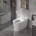 Dyonery Smart Toilet, Tankless One-Piece with Foam Shield, Auto Open/Close Lid, Heated Bidet & Dryer, LED Night Light, Auto Flush