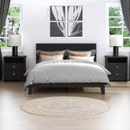 Galano modern, 2 fiókos éjjeliszekrények tárolópolccal, 2 darabos készlet, 22.8 W 15.7 D 26.8 H
