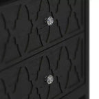Galano modern, 2 fiókos éjjeliszekrények tárolópolccal, 2 darabos készlet, 22.8 W 15.7 D 26.8 H