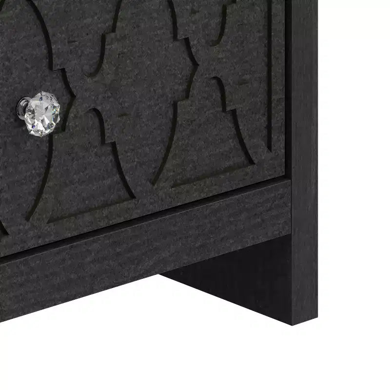 Galano modern, 2 fiókos éjjeliszekrények tárolópolccal, 2 darabos készlet, 22.8 W 15.7 D 26.8 H