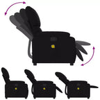 vidaXL Electric Massage Recliner Chair Polyester, metal, plywood