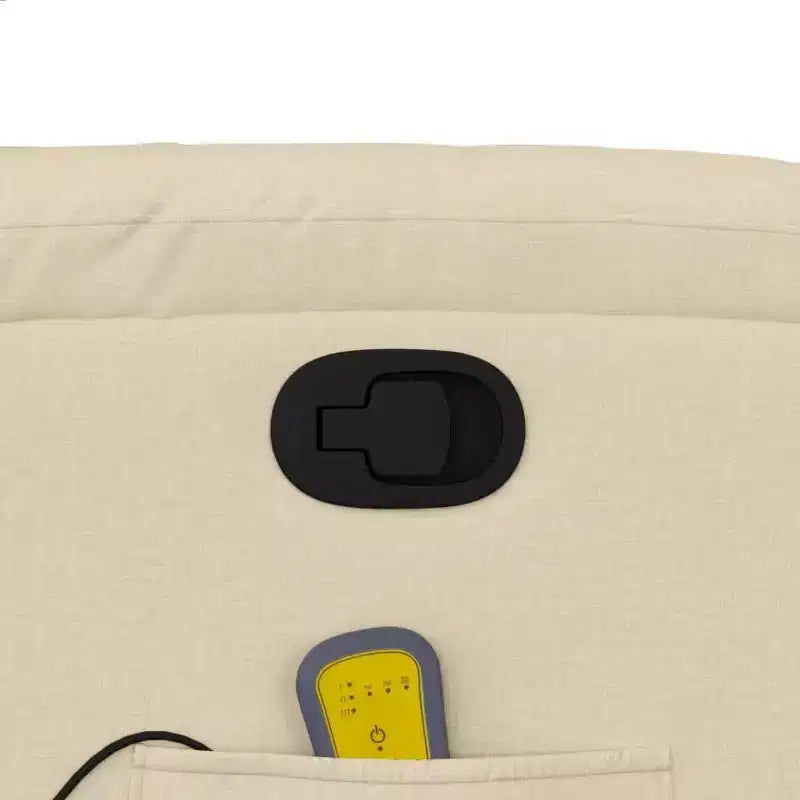 vidaXL Electric Massage Recliner Chair Polyester, metal, plywood