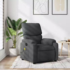 vidaXL Electric Massage Recliner Chair Polyester, metal, plywood
