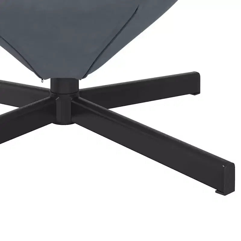 vidaXL Egg Chair Light Grey 63 x 73 x 90 cm Velvet