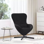 vidaXL Egg Chair Light Grey 63 x 73 x 90 cm Velvet