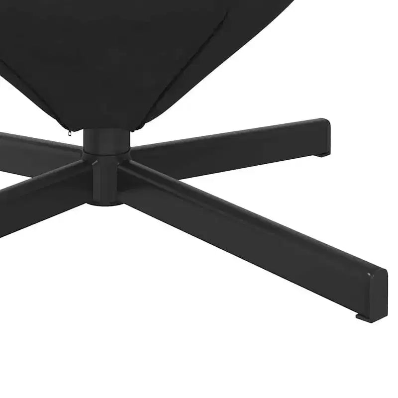 vidaXL Egg Chair Light Grey 63 x 73 x 90 cm Velvet
